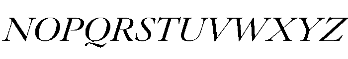 AtacamaItalicVAR ExpandedContrastItalic Instance Font UPPERCASE