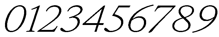 AtacamaItalicVAR ExpandedExtraLightItalic Instance Font OTHER CHARS
