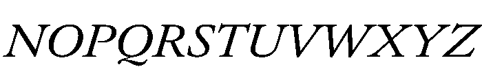AtacamaItalicVAR ExpandedItalic Instance Font UPPERCASE