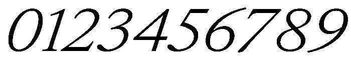 AtacamaItalicVAR ExpandedLightItalic Instance Font OTHER CHARS