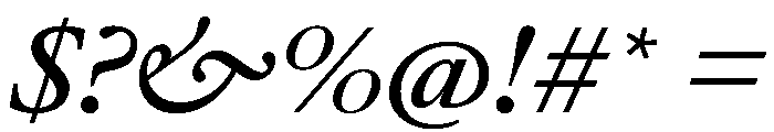 AtacamaItalicVAR ExpandedMediumItalic Instance Font OTHER CHARS