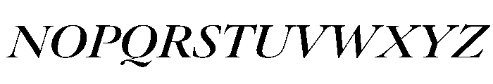 AtacamaItalicVAR ExpandedSemiBoldContrastItalic Instance 75c24fea Font UPPERCASE
