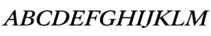 AtacamaItalicVAR ExpandedSemiBoldItalic Instance Font UPPERCASE