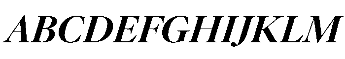 AtacamaItalicVAR ExtraBoldContrastItalic Instance 639cc3cc Font UPPERCASE
