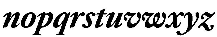 AtacamaItalicVAR ExtraBoldItalic Instance Fba2d729 Font LOWERCASE