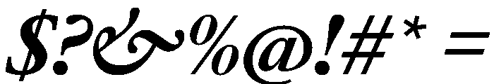 AtacamaItalicVAR ExtraBoldItalic Instance Font OTHER CHARS