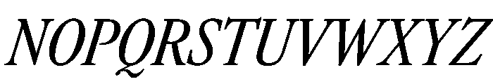 AtacamaItalicVAR ExtraCondensedItalic Instance 38555eb4 Font UPPERCASE