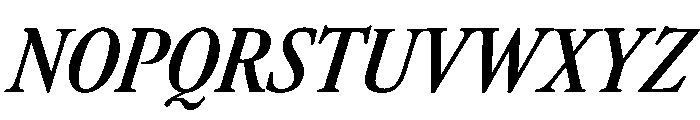 AtacamaItalicVAR ExtraCondensedSemiBoldItalic Instance 5972b0ef Font UPPERCASE