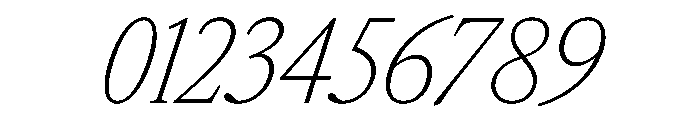 AtacamaItalicVAR ExtraCondensedThinItalic Instance Font OTHER CHARS