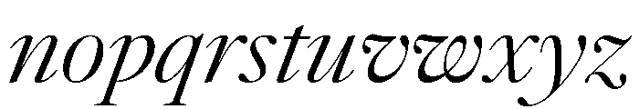 AtacamaItalicVAR LightContrastItalic Instance Bd8e9b5f Font LOWERCASE