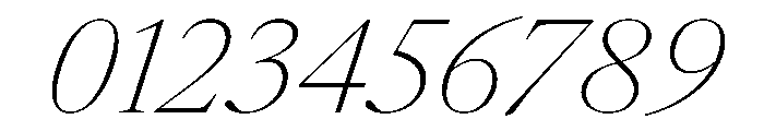 AtacamaItalicVAR ThinContrastItalic Instance Font OTHER CHARS