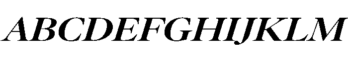 AtacamaItalicVAR UltraExpandedExtraBoldContrastItalic Instance 8bd8b8cf Font UPPERCASE