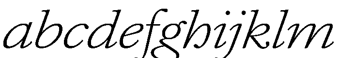 AtacamaItalicVAR UltraExpandedExtraLightItalic Instance 33c87605 FONT