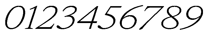 AtacamaItalicVAR UltraExpandedExtraLightItalic Instance Font OTHER CHARS