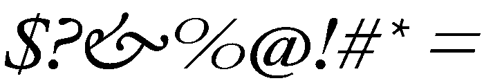 AtacamaItalicVAR UltraExpandedItalic Instance Font OTHER CHARS