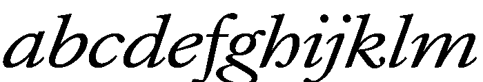 AtacamaItalicVAR UltraExpandedItalic Instance FONT