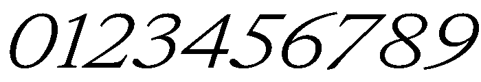 AtacamaItalicVAR UltraExpandedLightItalic Instance Font OTHER CHARS