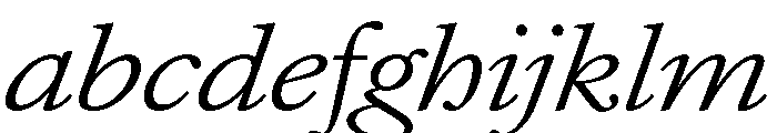 AtacamaItalicVAR UltraExpandedLightItalic Instance FONT