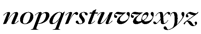 AtacamaItalicVAR UltraExpandedSemiBoldContrastItalic Instance D73ca7df Font LOWERCASE