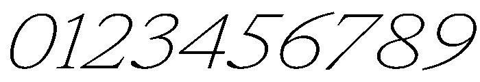 AtacamaItalicVAR UltraExpandedThinItalic Instance Font OTHER CHARS