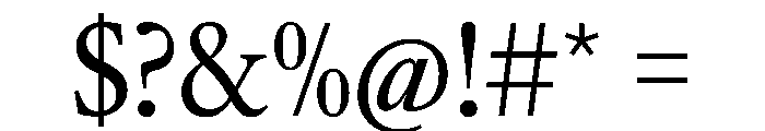 AtacamaVAR Condensed Instance Font OTHER CHARS