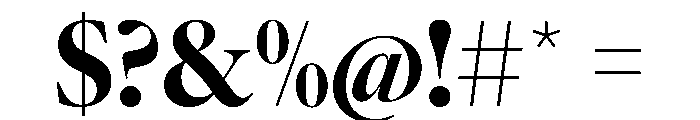 AtacamaVAR CondensedBlackContrast Instance Font OTHER CHARS