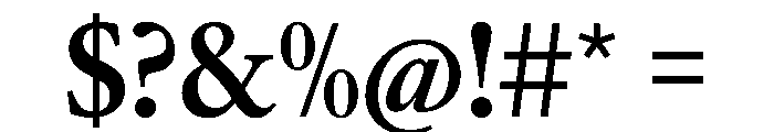 AtacamaVAR CondensedBold Instance Font OTHER CHARS