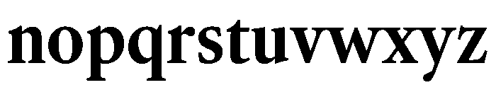 AtacamaVAR CondensedBold Instance Font LOWERCASE