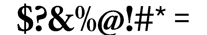 AtacamaVAR CondensedExtraBold Instance Font OTHER CHARS