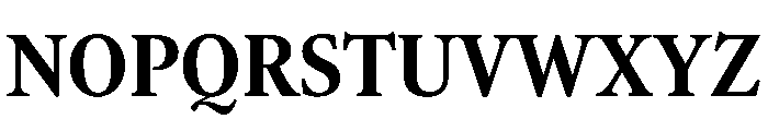 AtacamaVAR CondensedExtraBold Instance Font UPPERCASE