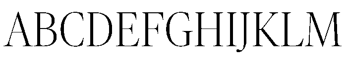 AtacamaVAR CondensedExtraLightContrast Instance Font UPPERCASE