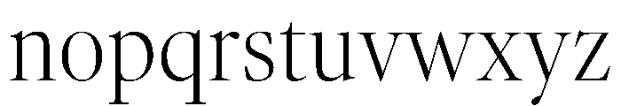 AtacamaVAR CondensedExtraLightContrast Instance Font LOWERCASE