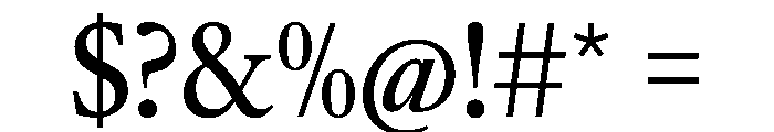 AtacamaVAR CondensedMedium Instance Font OTHER CHARS