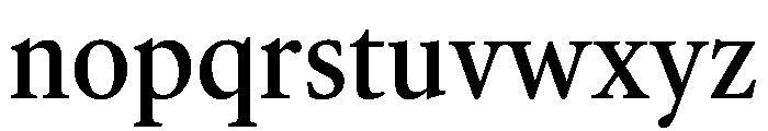 AtacamaVAR CondensedMedium Instance Font LOWERCASE