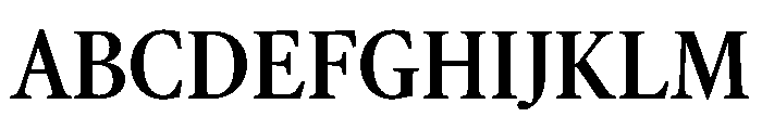 AtacamaVAR CondensedSemiBold Instance Font UPPERCASE