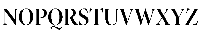 AtacamaVAR CondensedSemiBoldContrast Instance Font UPPERCASE