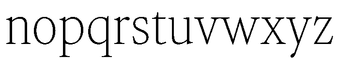 AtacamaVAR CondensedThin Instance F0f4f908 Font LOWERCASE