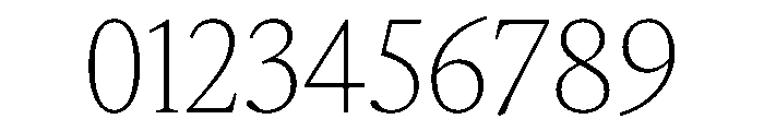 AtacamaVAR CondensedThin Instance Font OTHER CHARS