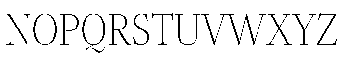 AtacamaVAR CondensedThinContrast Instance Font UPPERCASE