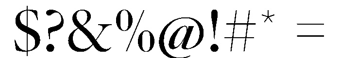 AtacamaVAR Contrast Instance Font OTHER CHARS