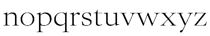 AtacamaVAR ExpandedExtraLightContrast Instance Font LOWERCASE