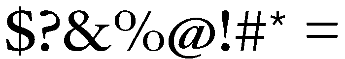 AtacamaVAR ExpandedMedium Instance Font OTHER CHARS