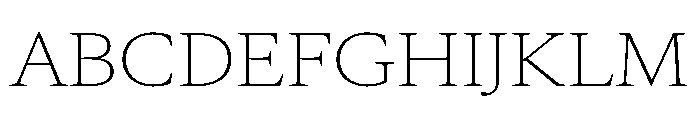 AtacamaVAR ExpandedThin Instance Font UPPERCASE