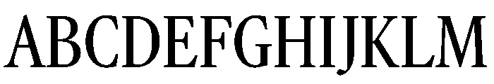 AtacamaVAR ExtraCondensed Instance Font UPPERCASE