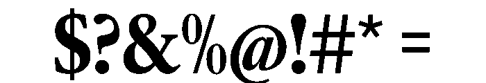 AtacamaVAR ExtraCondensedBlack Instance Font OTHER CHARS