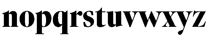 AtacamaVAR ExtraCondensedBlackContrast Instance 318ef21a Font LOWERCASE