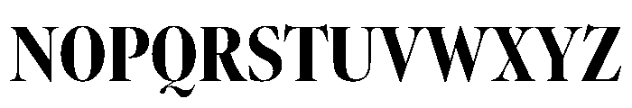 AtacamaVAR ExtraCondensedBlackContrast Instance Font UPPERCASE