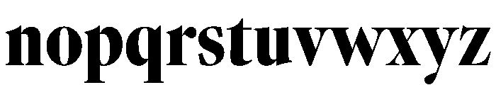 AtacamaVAR ExtraCondensedBlackContrast Instance Font LOWERCASE