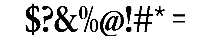 AtacamaVAR ExtraCondensedBold Instance Font OTHER CHARS