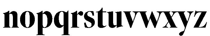 AtacamaVAR ExtraCondensedExtraBoldContrast Instance Font LOWERCASE